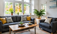 Riverside House living room